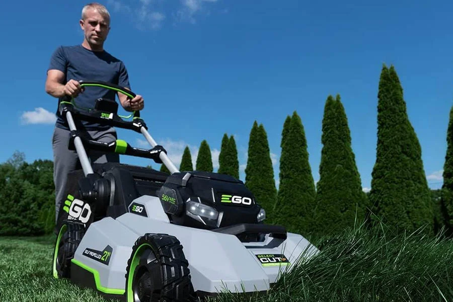 cordless electric self propelled mower